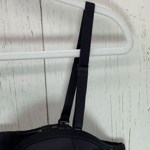 Torrid Curve Push Up Bra Size 40DD Black Convertible Strapless Underwire Lace - Picture 4 of 8